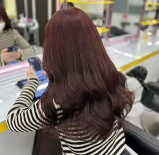 ロング カラー 🤍透明感推しカラー 🤍yui‪💞✨のヘアスタイル