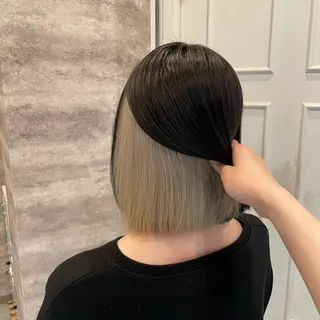 ミディアム 牧野 夏子のヘアスタイル