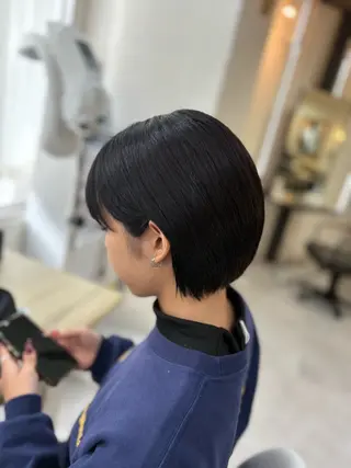 ショート 草津駅》 SATO💐のヘアスタイル