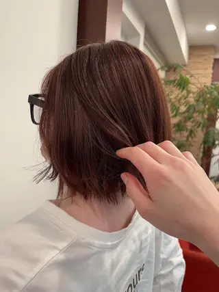 ショート カラー ヘアアレンジ ボブ得意 🤍山内　飛鳥🤍のヘアスタイル