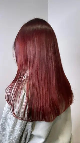 セミロング カラー BoomBOX所属・HIBIKI/原宿 ハッシュカット🪄のヘアスタイル