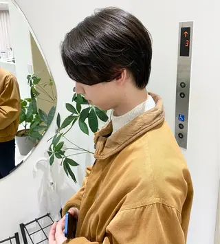 ショート men'ssalon Zina天神所属・✨髪質改善/顔周りカ ット/縮毛矯正✨三隅のヘアスタイル