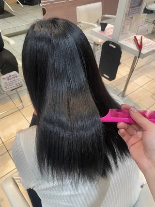 セミロング カラー ブリーチ/ヘアセット 【𝙍𝙞𝙣𝙤】のヘアスタイル