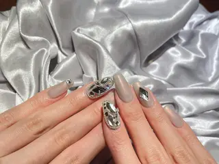 ネイル 23時まで❤︎韓国、 ワンホンネイルのネイルデザイン