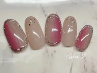 カラー ネイル 芦辺 香奈のネイルデザイン