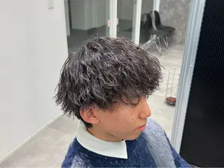 ショート パーマ メンズ ✨️ツイスパ波巻き特 化小杉澪生✨️のヘアスタイル