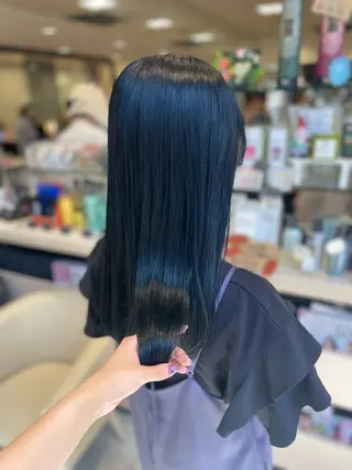 セミロング カラー クロスパーマ/うる艶 カラー/Kurumiのヘアスタイル