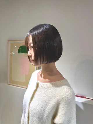 ショート 髪質改善スペシャリス ト長尾勇弥/梅田中津のヘアスタイル