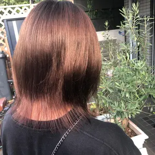 ミディアム カラー remile西台店所属・つばた みゆ🦋のヘアスタイル