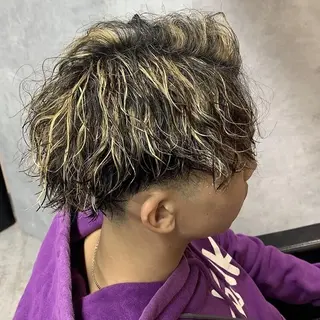 ショート カラー メンズ Mens salon ANDYのヘアスタイル