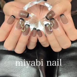 ネイル miyabi nail 桂川駅近くのネイルデザイン