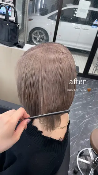 カラー Carrefour　LOCO 草加西口店（カルフール　ロコ）所属・透明感・暖色カラー /mao🩰のヘアスタイル