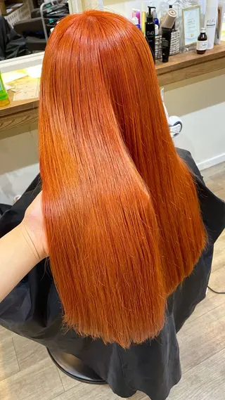 ロング カラー and Artのヘアスタイル