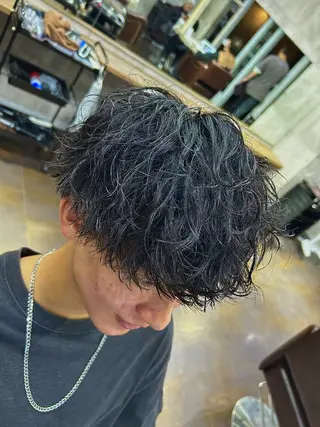 メンズ 👑再現性◎北千住N o.1パーマYutoのヘアスタイル