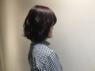 ミディアム カラー 野々村 朋美のヘアスタイル