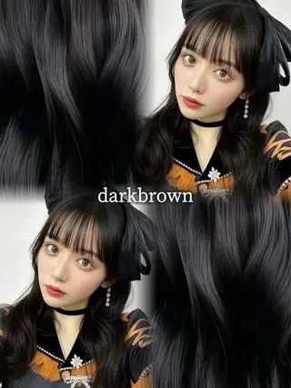 ロング 前髪/顔周り❣️ 縮毛矯正/おばかんのヘアスタイル