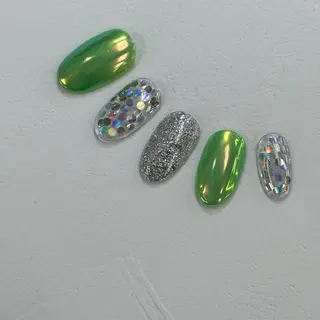 ネイル ⭐︎休業中の練習⭐︎ JNA認定講師髙橋のネイルデザイン