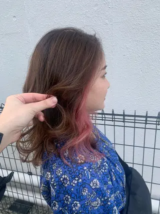 ミディアム カラー 透明感◎ / 艶髪 /  森田のヘアスタイル