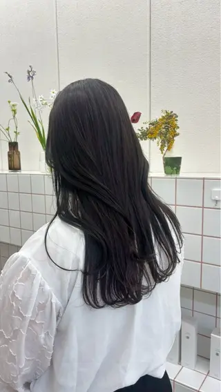 ロング カラー 💐花屋併設💐 宮園　雛羽のヘアスタイル
