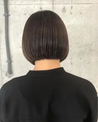 ショート ボブ×縮毛矯正 ryotaのヘアスタイル