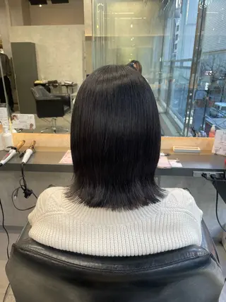 ミディアム レイヤー×顔周 り×髪質改善/MIUのヘアスタイル