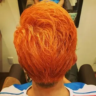 ショート メンズ カラー 川端 智治のヘアスタイル