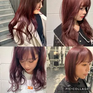 セミロング カラー レイヤーカット/艶髪 ✨💭KIRARIのヘアスタイル