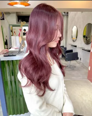 ロング カラー ナチュラル・ハイトー ン🏆HINOKIのヘアスタイル