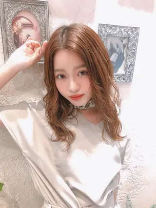 ミディアム 代表山口ひな 髪質改善のプロのヘアスタイル