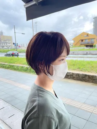 ショート 似合わせスタイル 岡田勇哉のヘアスタイル