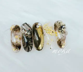 ネイル 胡蝶蘭レディースサロ ンNailMOKAのネイルデザイン