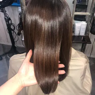 ミディアム 韓国ヘア/レイヤー/ 暖色カラー/ Aiのヘアスタイル