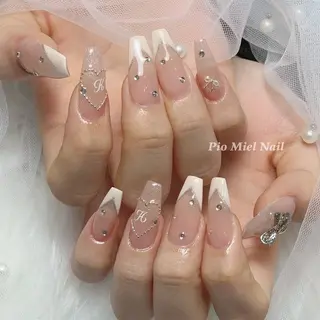 ネイル HANA 長さだしのネイルデザイン