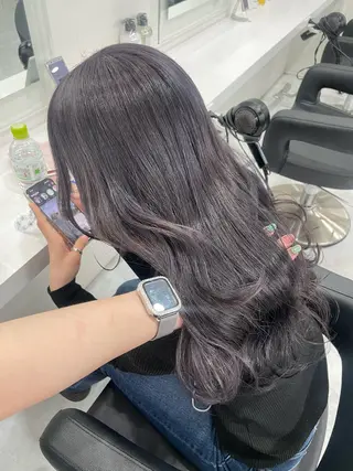 カラー 大人っぽ韓国🤍ブリ ーチ/mitsukiのヘアスタイル