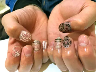 メンズ キッズ ネイル マツエク・マツパ a:Qネイル /久米川のネイルデザイン