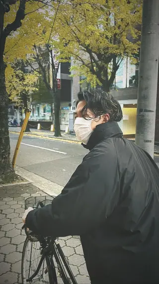 ミディアム カラー パーマ メンズ BASUKIA 西宮 甲子園口所属・𝙢𝙚𝙣'𝙨 𝙝𝙖𝙞𝙧高津のヘアスタイル