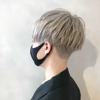 ミディアム メンズ 🤍髪質改善➕透明感 カラー🤍川上葵のヘアスタイル