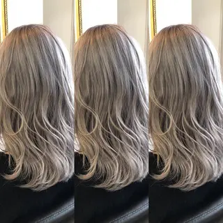 セミロング カラー ヘアアレンジ 最高峰の技術力☆ 樋口健人のヘアスタイル