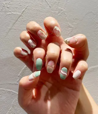 ネイル 佐藤 まりえのネイルデザイン