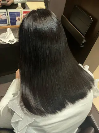 セミロング カラー 小池 穂果/ 府中のヘアスタイル