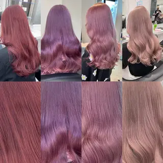 ロング カラー 🩷暖色カラー🩷 BONのヘアスタイル