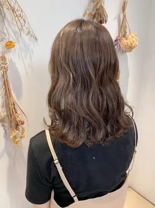 ミディアム カラー 透明感カラー/ 髪質改善/サクラ🌸のヘアスタイル