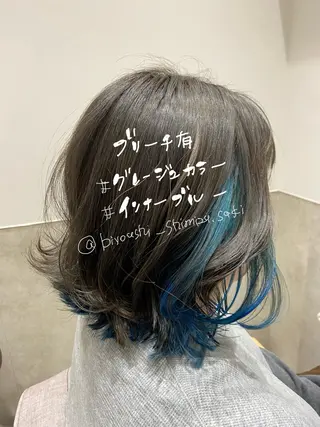 ショート カラー GO TODAY SHAiRE SALON　名古屋パルコ店所属・しみず さきのマツエク・マツパデザイン