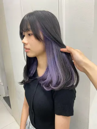 ロング 韓国レイヤー/ヘア カラー🎀ayamiのヘアスタイル