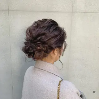 ミディアム カラー ヘアアレンジ 🌟アレンジが似合う カラー🌟Rumiのヘアスタイル