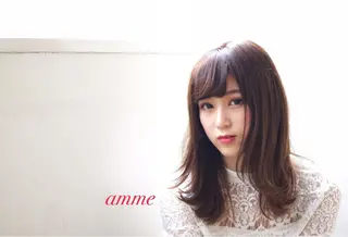 ミディアム カラー 💎髪質改善💎 デザイナーshinのヘアスタイル