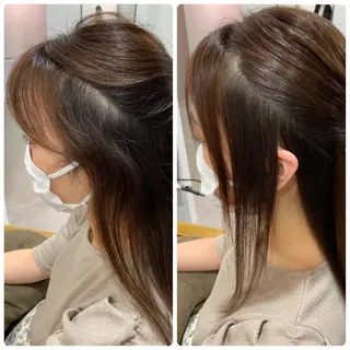 ロング パーマ 宮澤 由梨のヘアスタイル