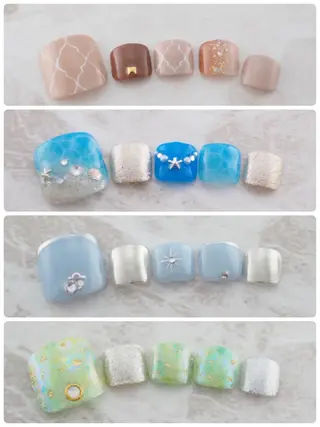 ネイル ネイルPetit Ribbonのネイルデザイン