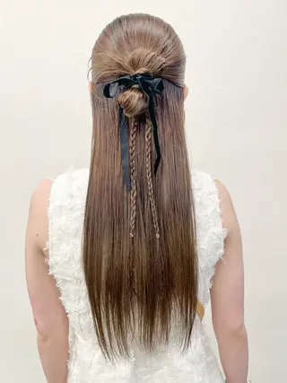 ヘアアレンジ 初めてのショート お任せください✂️のヘアスタイル