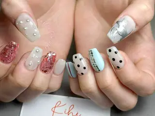 ネイル 💕鈴木ユリ パラジェル/オフ無料のネイルデザイン